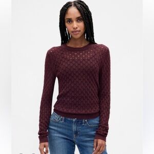 GAP Burgundy Knit Sweater (A0027)